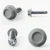 Technical detailed image of the RAL 7038 Agate Grey - 38mm x 5.5mm Coloured Hex Head Self Drilling Tek Bolts - BZP