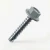 RAL 7042 Traffic Grey - 38mm x 5.5mm Coloured Hex Head Self Drilling Tek Bolts - BZP
