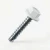 RAL 9010 Pure White - 38mm x 5.5mm Coloured Hex Head Self Drilling Tek Bolts - BZP