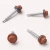 Various angles of the RoofingPro RS50 Roofing Screws - 50mm - RAL 8004 Copper Brown