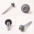 Various angles of the RoofingPro RS70 Roofing Screws - 70mm - RAL 7042 Traffic Grey with a medium grey powder coated screw head.