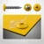 Various angles of the PanelPro™ HP25 Hoarding Screws - 25mm - RAL 1023 Traffic Yellow