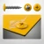 Various angles of the PanelPro™ HP25 Hoarding Screws - 25mm - RAL 1033 Dahlia Yellow