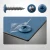 Various angles of the PanelPro™ HP25 Hoarding Screws - 25mm - RAL 5023 Distant Blue