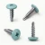Different angles of the 19mm x 4.2mm Coloured Wafer Head Self-Drilling Screws - RAL Powder-Coated BZP Steel