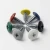 A circle of 19mm wafer head self drilling point screws with painted powder coated coloured screw heads in a selection of colours.
