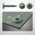 Various angles of the PanelPro™ HP25 Hoarding Screws - 25mm - RAL 7009 Green Grey