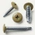 Various angles of the PanelPro™ HP25-SD Self-Drilling Screws - 25mm - RAL 1020 Olive Yellow