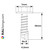 19mm x 4.2mm Coloured Hex Head Tek Bolt - BZP Steel Screws technical drawings