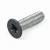 A RAL 7016 anthracite grey coloured M4 x 40mm Coloured Countersunk Machine Screw - RAL Powder-Coated BZP Steel