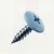 RAL 5024 Pastel Blue - 19mm x 4.2mm Painted Wafer Head Self Tapping Screws - BZP Steel with pastel blue coloured screw head