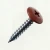RAL 3009 Oxide Red - 25mm x 4.2mm Painted Wafer Head Self Tapping Screws - BZP Steel with red brown coloured screw head