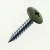 RAL 6003 Olive Green - 25mm x 4.2mm Painted Wafer Head Self Tapping Screws - BZP Steel with green coloured screw head