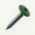 RAL 6025 Fern Green - 25mm x 4.2mm Painted Wafer Head Self Tapping Screws - BZP Steel with green coloured screw head
