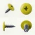 Various angles showing the RAL 1016 Sulphur Yellow - 13mm x 4.2mm Painted Wafer Head Self Tapping Screws - BZP Steel