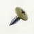 RAL 1020 Olive Yellow - 13mm x 4.2mm Painted Wafer Head Self Tapping Screws - BZP Steel with powder coated olive yellow coloured screw heads