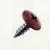 RAL 3004 Purple Red - 13mm x 4.2mm Painted Wafer Head Self Tapping Screws - BZP Steel with powder coated purple red coloured screw heads