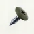 RAL 6003 Olive Green - 13mm x 4.2mm Painted Wafer Head Self Tapping Screws - BZP Steel powder coated screws with green coloured screw head