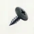 RAL 7016 Anthracite Grey - 13mm x 4.2mm Painted Wafer Head Self Tapping Screws - BZP Steel with a dark grey anthracite coloured screw head