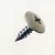 RAL 7032 Pebble Grey - 13mm x 4.2mm Painted Wafer Head Self Tapping Screws - BZP Steel with grey coloured screw head.