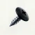 RAL 9005 Jet Black - 13mm x 4.2mm Painted Wafer Head Self Tapping Screws - BZP Steel with black coloured screw head