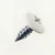 RAL 9010 Pure White - 13mm x 4.2mm Painted Wafer Head Self Tapping Screws - BZP Steel with a white coloured screw head.