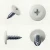 Various angles of the RAL 9016 Traffic White - 13mm x 4.2mm Painted Wafer Head Self Tapping Screws - BZP Steel
