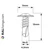Technical Drawing of the RAL 1020 Olive Yellow - 13mm x 4.2mm Painted Wafer Head Self Drilling Screws - BZP Steel