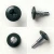 Different angles of the 13mm x 4.2mm Painted Wafer Head Self Drilling Screws - BZP Steel with a RAL 6012 Black Green powder coated coloured screw head.