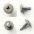 Various angles of the 13mm x 4.2mm Painted Wafer Head Self Drilling Screws - BZP Steel with a RAL 7032 Pebble Grey powder coated coloured screw head.