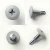 Various angles of the 13mm x 4.2mm Painted Wafer Head Self Drilling Screws - BZP Steel with a RAL 7038 Agate Grey powder coated coloured screw head.