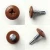 Various angles of the 13mm x 4.2mm Painted Wafer Head Self Drilling Screws - BZP Steel with a RAL 8004 Copper Brown powder coated coloured screw head.