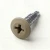 A 16mm x 4.2mm Painted Wafer Head Self drilling Screws - BZP Steel with a RAL 1019 Grey Beige powder coated coloured screw head.