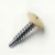 A 19mm x 4.2mm Painted Wafer Head Self drilling Screws - BZP Steel with a RAL 1015 Light Ivory powder coated coloured screw head.