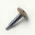 A 19mm x 4.2mm Painted Wafer Head Self drilling Screws - BZP Steel with a RAL 1019 Grey Beige powder coated coloured screw head.