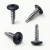 Various angles of the powder coated 19mm wafer head self drilling screw with RAL 5004 black blue coloured screw head