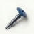 A 19mm x 4.2mm Painted Wafer Head Self drilling Screws - BZP Steel with a RAL 5023 Distant Blue powder coated coloured screw head.