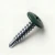 A 19mm x 4.2mm Painted Wafer Head Self drilling Screws - BZP Steel with a RAL 6012 Black Green powder coated coloured screw head.