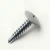 A 19mm x 4.2mm Painted Wafer Head Self drilling Screws - BZP Steel with a RAL 7035 Light Grey powder coated coloured screw head.