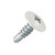 A 22mm x 4.8mm Painted Wafer Head Self drilling Screws - BZP Steel with a RAL 9016 Traffic White powder coated coloured screw head.
