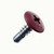 A 22mm x 4.8mm Painted Wafer Head Self drilling Screws - BZP Steel with a RAL 3004 Purple Red powder coated coloured screw head.