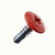 A 22mm x 4.8mm Painted Wafer Head Self drilling Screws - BZP Steel with a RAL 3020 Traffic Red powder coated coloured screw head.