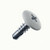 A 22mm x 4.8mm Painted Wafer Head Self drilling Screws - BZP Steel with a RAL 7035 Light Grey powder coated coloured screw head.