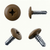 Olive brown wafer head self drilling screws used for metal work, powder coated at RALfixings