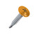 A 25mm x 4.2mm Painted Wafer Head Self drilling Screws - BZP Steel with a RAL 1033 Dahlia Yellow powder coated coloured screw head.