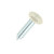 19mm x 4.2mm Painted Flange Head Self Tapping Screw - BZP Steel with a RAL 1013 Oyster White powder coated coloured screw head.