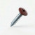 19mm x 4.2mm Painted Flange Head Self Tapping Screw - BZP Steel with a RAL 3009 Oxide Red powder coated coloured screw head.