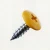 PanelPro HP19 19mm hoarding screw RAL 1003 Signal Yellow low profile colour matched fixing for ACM and printed panels