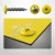 Various angles of this sulphur yellow powder coated coloured hoarding panel screw, including one in a colour matched hoarding panel.