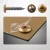 Various angles of this pearl gold powder coated coloured hoarding panel screw, including one in a colour matched hoarding panel.
